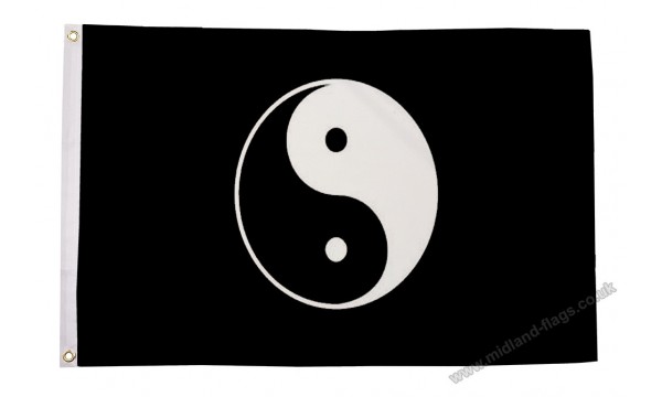 Yin Yang (Black) Flag